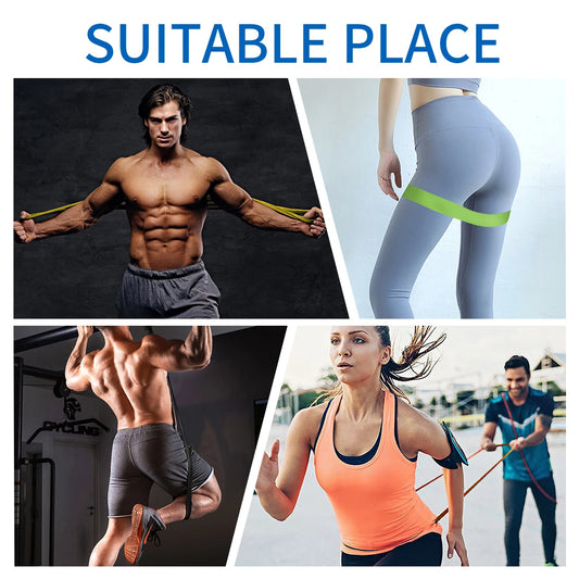 ITSTYLE Resistance Bands 208CM 8 Level Crossfit latex Loop Strap Expander Power Lifting Rubber Pull Up Strengthen Muscles Rope