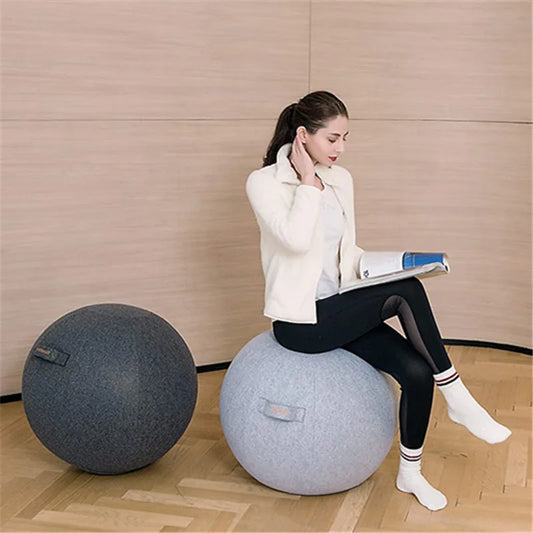 55 65 75 85CM Yoga Ball Dustproof Cover Anti-Slip Cotton Anti-static Absorb Sweat Yoga Fitness Ball Cover for Protective Case