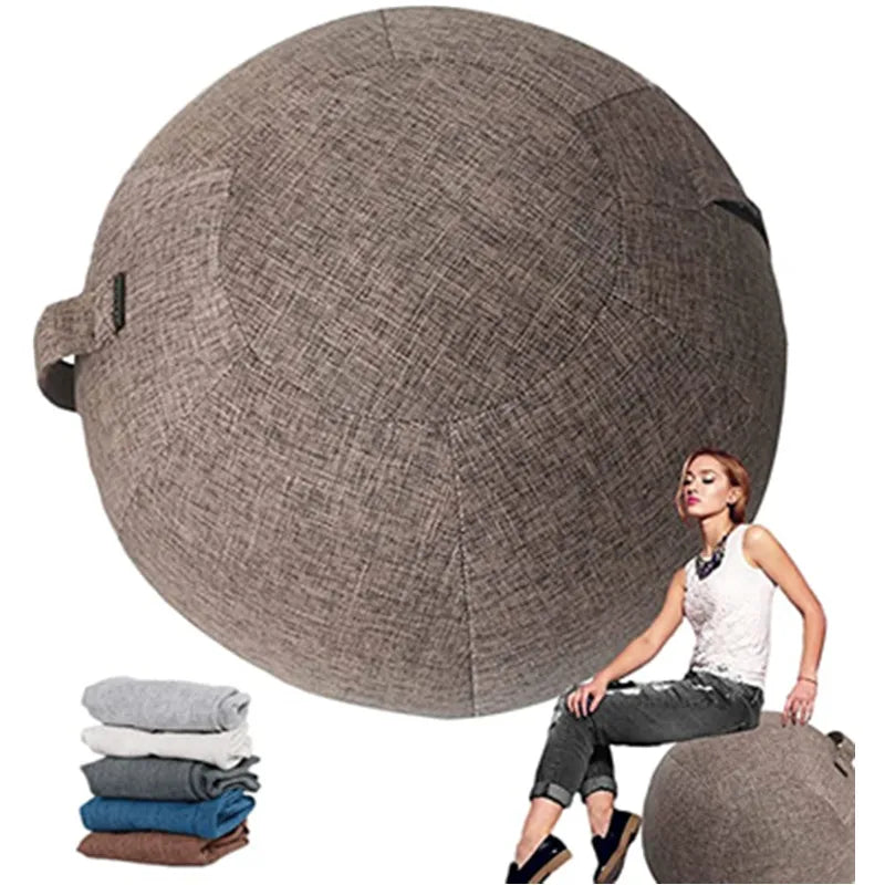 55 65 75 85CM Yoga Ball Dustproof Cover Anti-Slip Cotton Anti-static Absorb Sweat Yoga Fitness Ball Cover for Protective Case