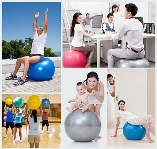 Exercise GYM Yoga Ball 65cm Gym Fitness Yoga Core Ball Indoor Training Yoga Ball Fitness Pilates Balance Exercise#0324g30