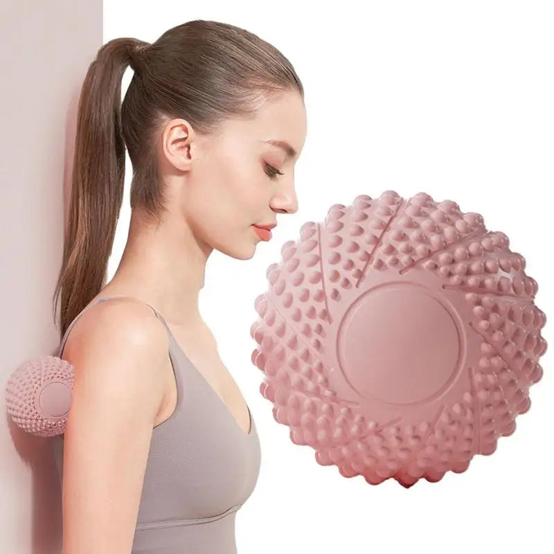 Pain Stress Relief Silicone Foot And Hand Massage Fitness Yoga Ball L acrosse Ball Hockey Ball For Muscle Relaxation Gym Sport