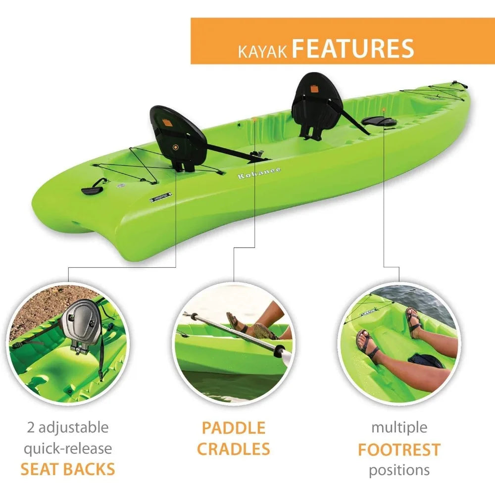 10'6” Racing Boats and Kayaking Kokanee Sit-On-Top Kayak Sports Fishing Kayak Accessories Lime Boat Inflatable Kayaks Cayak &