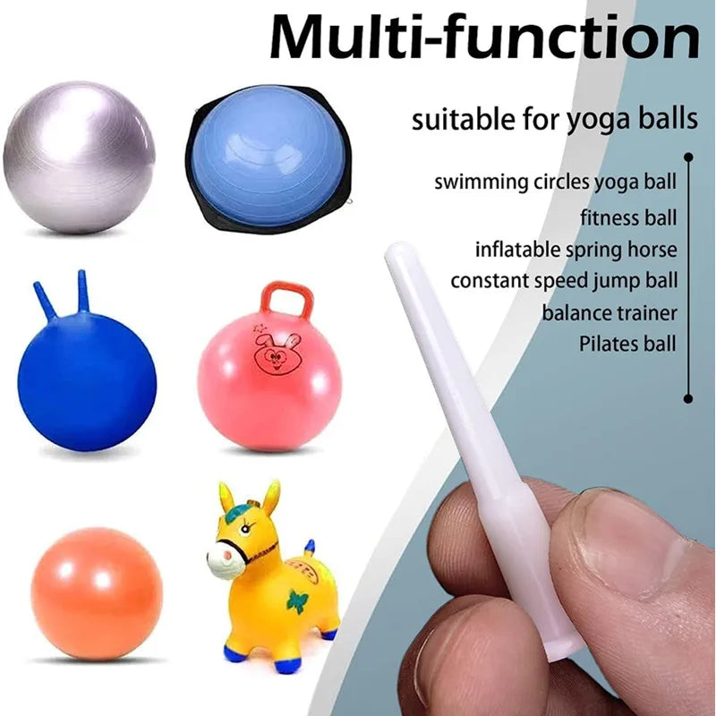 10pcs Fitness Exercise Sport Yoga Ball Inflatable Bed Pool Air Stopper Plug Pin Replacement Plug Gym Accessories