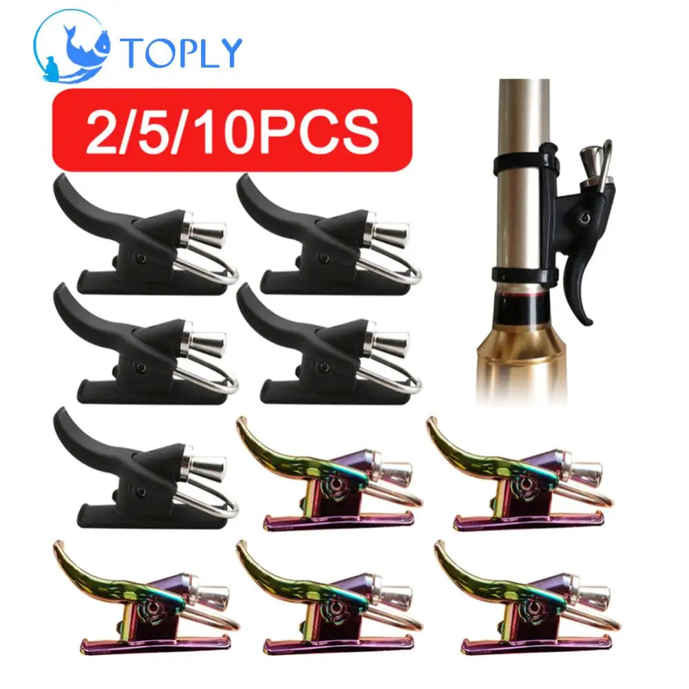 10x Breakaway Cannon Marine Fishing Launch Gun Clamp Thumb Button Surfing Casting Trigger Barrel Clip Fish Finger Protector Tool