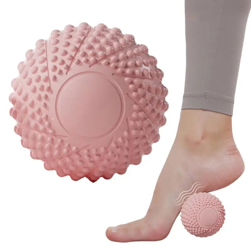 Pain Stress Relief Silicone Foot And Hand Massage Fitness Yoga Ball L acrosse Ball Hockey Ball For Muscle Relaxation Gym Sport