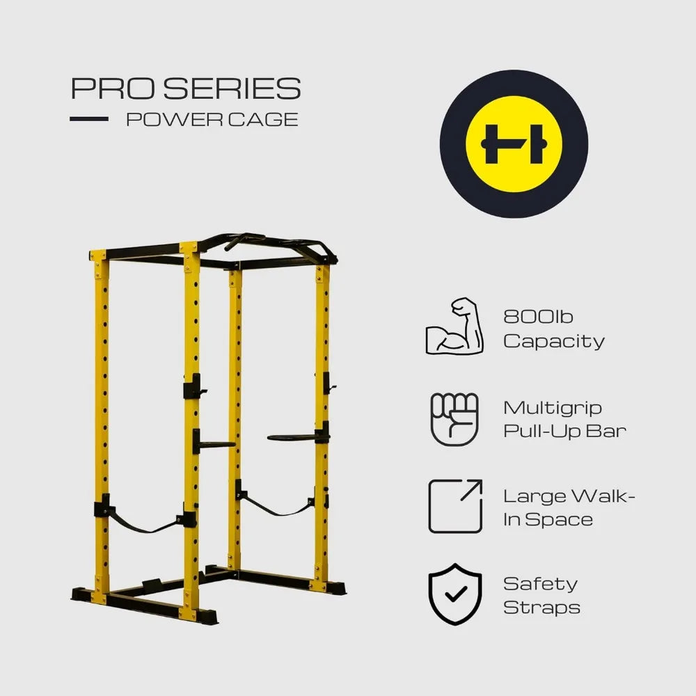 Series Multifunctional Adjustable Home Gym Exercise Equipment Power Cage Squat Rack with Attachments