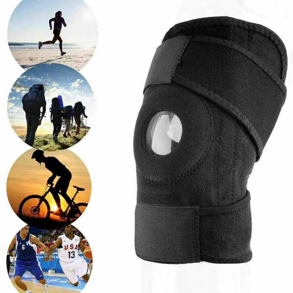 Sports Leg Knee Support Brace Wrap Protector Leg Compression Kneepad Pad Knee Sports Safety Fitness Cycling Pad Running Hiking