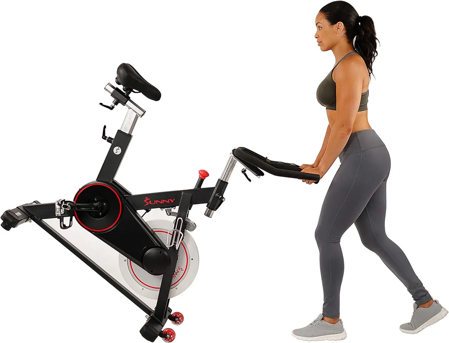 Fitness Premium Magnetic Belt Drive Indoor Cycling Stationary Exercise Bikes with Optional