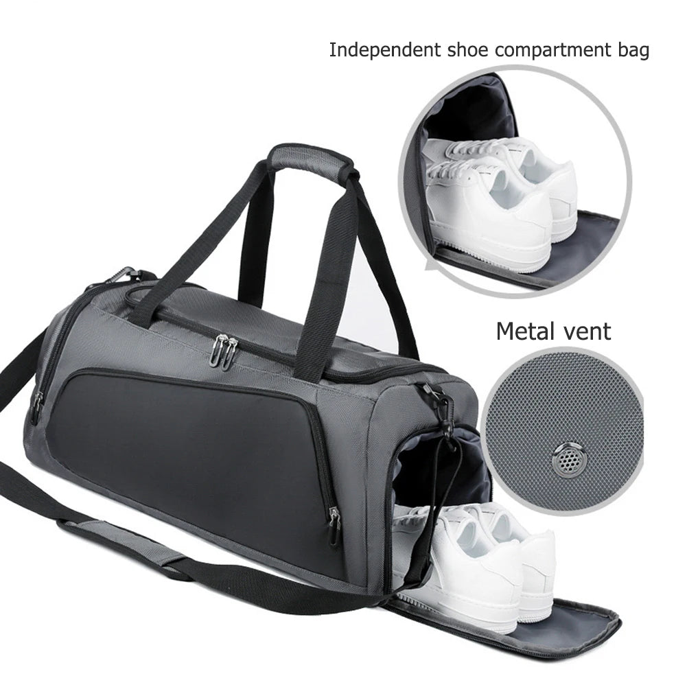 Sports Fitness Bag with Shoe Compartment