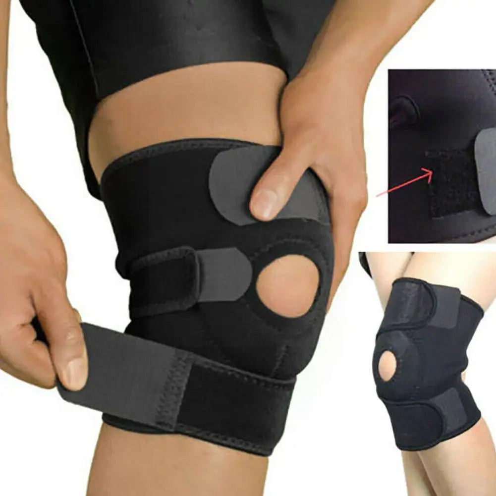 Sports Leg Knee Support Brace Wrap Protector Leg Compression Kneepad Pad Knee Sports Safety Fitness Cycling Pad Running Hiking