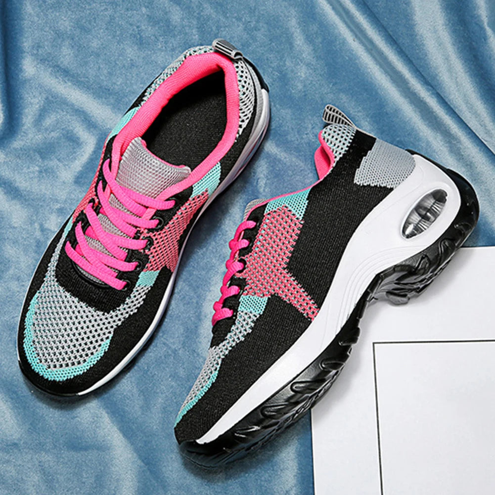 Women fashion leisure sports shoes Women Casual Sport Footwears Non Slip Platform Hiking Shoes Breathable Female Camping Shoes