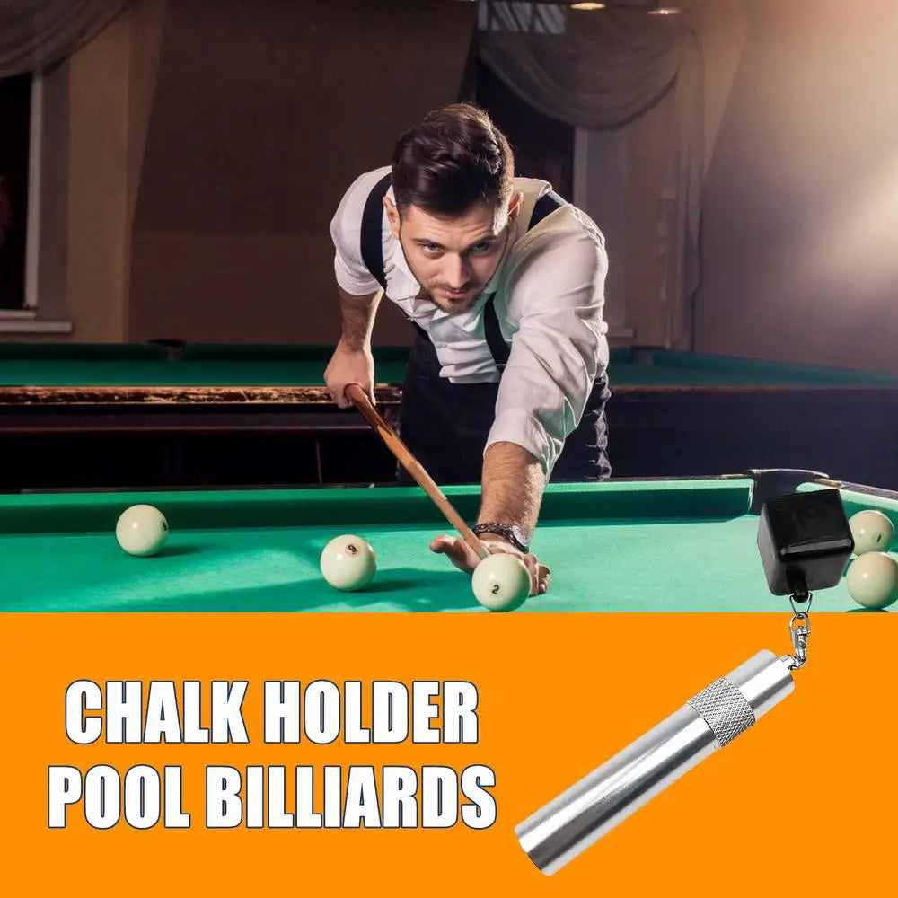 Pool Stick Chalk Holder Billiard Pool Chalk Holder Pool Cue Tips Storage Billiard Pool Chalk Holder Billiard Cue Tip Tool Repair