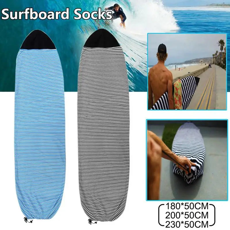 Surfboard Cover Snowboard Cover Quick Dry Surfboard Socks Covers Surf Board Protective Storage Case 6.3 6.6 7 For Surfing Sports