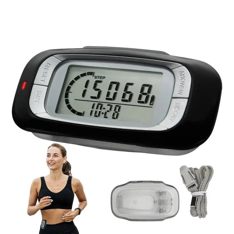 Pedometer For Walking Steps And Miles Walking Pedometer Step Counter Large Digital Display Calorie Counter Step Counters For