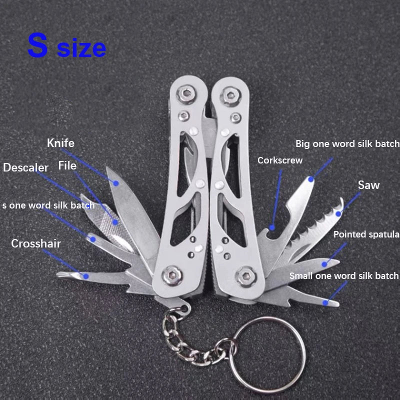 Multifunction Folding Pliers Pocket Knife Plier Outdoor Camping Tactical Survival Hunting Tools Stainless Steel Multi-tool Knife