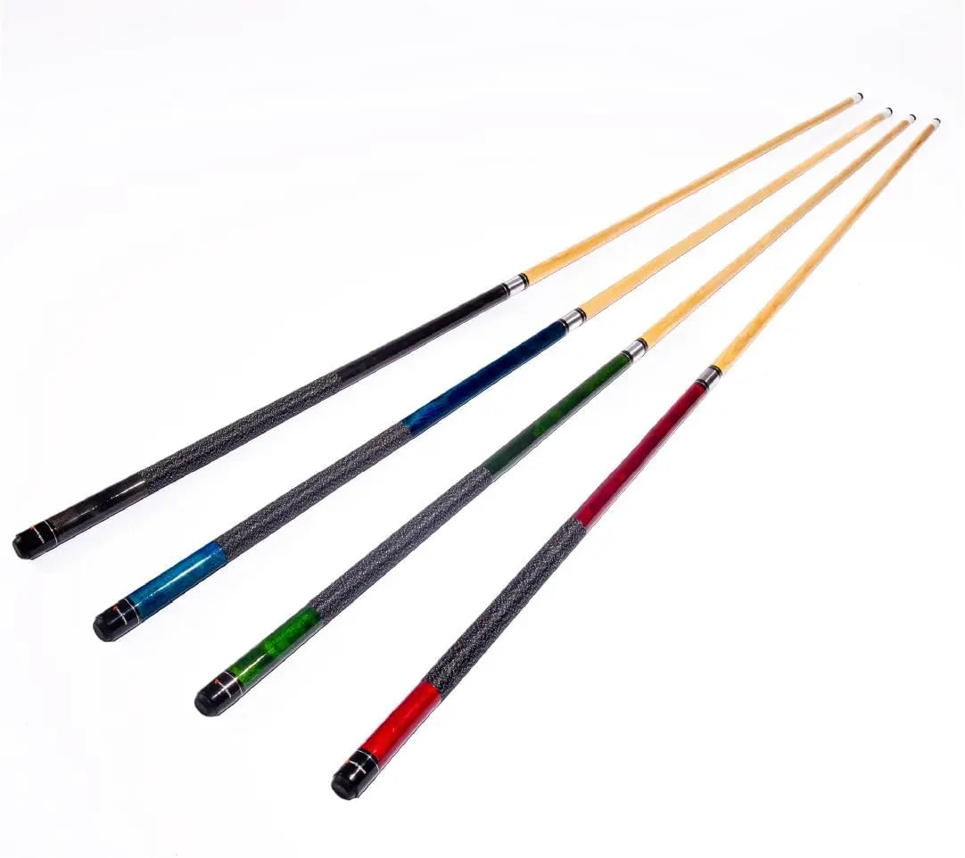 Ash Wood Pool Sticks Set of 4-57 inch 20oz Wooden Pool Cue Stick - House  Billiard Cue Sticks - 13 MM Genuine Leather Tips Pool