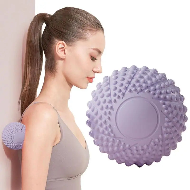 Pain Stress Relief Silicone Foot And Hand Massage Fitness Yoga Ball L acrosse Ball Hockey Ball For Muscle Relaxation Gym Sport